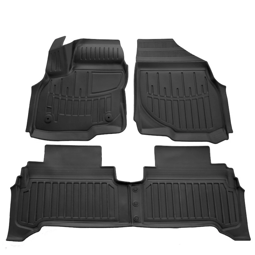 Chevrolet Bolt (2016-2024) / Opel Ampera-e (2017-2022) 5 Door λαστιχένια μαύρα πατάκια σκαφάκια RACE AXION - 5τμχ