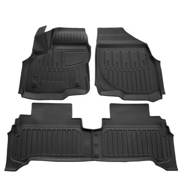 Chevrolet Bolt (2016-2024) / Opel Ampera-e (2017-2022) 5 Door λαστιχένια μαύρα πατάκια σκαφάκια RACE AXION - 5τμχ