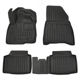 Dacia Bigster (RJ1) (2025+) 5 Door 4x4 λαστιχένια μαύρα πατάκια σκαφάκια RACE AXION - 5τμχ