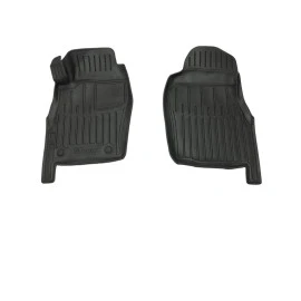 Nissan Patrol (Y61) (1997-2013) 5 Door λαστιχένια μαύρα πατάκια σκαφάκια RACE AXION - 2τμχ