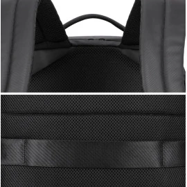 ARCTIC HUNTER τσάντα πλάτης 1500346 με θήκη laptop 15.6", 15L, μαύρη