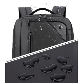 ARCTIC HUNTER τσάντα πλάτης 1500346 με θήκη laptop 15.6", 15L, μαύρη