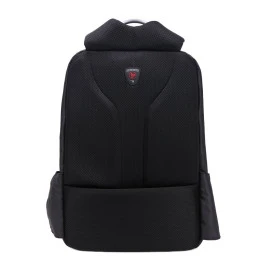 ARCTIC HUNTER τσάντα πλάτης B00208 με θήκη laptop 15.6", λουκέτο TSA, 24L, μαύρη