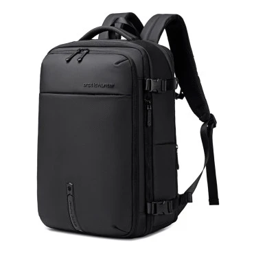 Τσάντα Πλάτης Arctic Hunter B00866 με Θήκη Laptop 15.6", Αεροστεγή Θήκη & Επέκταση 35.5L/49.5L Μαύρη