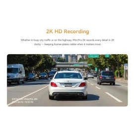 Smart Κάμερα Αυτοκινήτου DDPAI Mini Pro 2K WiFi με Αισθητήρα Βαρύτητας & 24h Parking