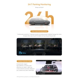 Smart Κάμερα Αυτοκινήτου DDPAI Mini Pro 2K WiFi με Αισθητήρα Βαρύτητας & 24h Parking