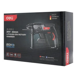 DELI κρουστικό σκαπτικό μπαταρίας DE-DC20-2, Brushless, 20V, 2J