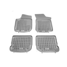 VW Golf 4 / VW Bora / VW Jetta / VW Beetle / Skoda Octavia (1997-2010) / Seat Leon / Toledo (1999-2005) λαστιχένια γκρι πατάκια σκαφάκια Rezaw Plast - 4τμχ