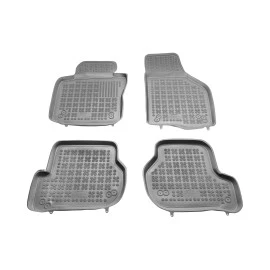 VW Golf 5 / 6 / VW Jetta / Seat Leon (2004-2012) / VW Scirocco / Skoda Octavia 2 (2004-2013) λαστιχένια γκρι πατάκια σκαφάκια Rezaw Plast - 4τμχ