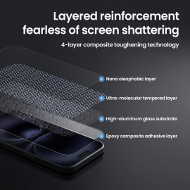 Tempered Glass Nillkin CP+ Pro 2.5D για Apple iPhone 16