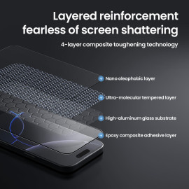 Tempered Glass Nillkin CP+ Pro 2.5D για Apple iPhone 16 Pro