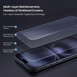 Tempered Glass Nillkin H+ Pro 2.5D για Apple iPhone 17 Pro Max