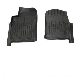 Lexus GX (UZJ120) (2002-2009) / Toyota Land Cruiser Prado (J120) (2002-2009) 5 Door λαστιχένια μαύρα πατάκια σκαφάκια RACE AXION - 2τμχ
