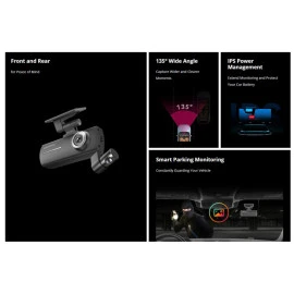 DDPAI smart σετ καμερών αυτοκινήτου N1 Dual 1296p/1080p WiFi
