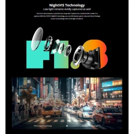 DDPAI smart σετ καμερών αυτοκινήτου N1 Dual 1296p/1080p WiFi