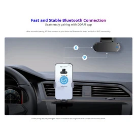 DDPAI smart σετ καμερών αυτοκινήτου N5 Dual 4K/1080p WiFi/Bluetooth GPS