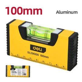 Αλφάδι DELI με 1 μάτι και κλίμακα αλουμινίου 10cm