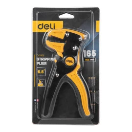 Aπογυμνωτής καλωδίων DELI με κόφτη 0.5~6mm 165mm