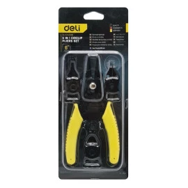 DELI ασφαλειοτσίμπιδο DL104506 με 4 κεφαλές 150mm