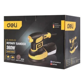 DELI έκκεντρο τριβείο DL-SG125-E3 360W Φ125mm με ρυθμιζόμενη ταχύτητα και συλλέκτη