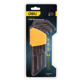 Σετ κλειδιά Torx DELI σε σχήμα L T10-T50 9τμχ
