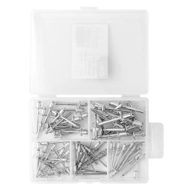 DELI σετ πριτσίνια DL236906 χάλυβας άνθρακα 2.4-6.4mm 75τμχ