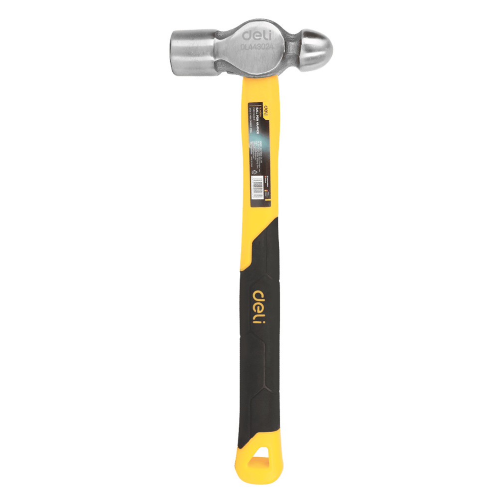 DELI σφυρί μπάλας DL443024 με αντιολισθητική Fiberglass λαβή 680gr 345mm