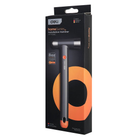 DELI σφυρί μπάλας HT7008C με αντιολισθητική λαβή 250gr 245mm γκρι/πορτοκαλί