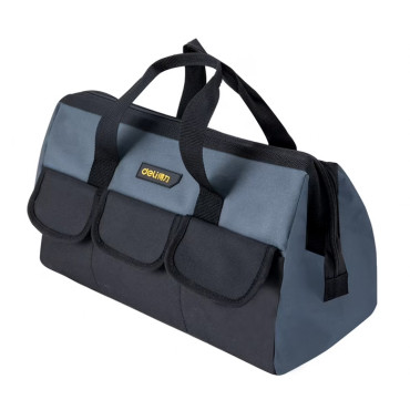 DELI τσάντα εργαλείων χειρός DL430018 υφασμάτινη 40x20x27cm γκρι