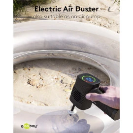 GOOBAY ηλεκτρικό air duster 61667 LED οθόνη 46.8W 2000mAh μαύρο