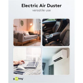 GOOBAY ηλεκτρικό air duster 61667 LED οθόνη 46.8W 2000mAh μαύρο