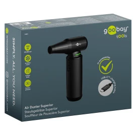 GOOBAY ηλεκτρικό air duster 77831 με φακό 180W 6000mAh μαύρο