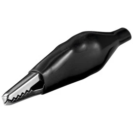 GOOBAY Σετ κροκοδειλάκια 11490 48mm μαύρο 10τμχ