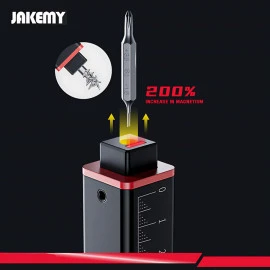 JAKEMY σετ κατσαβίδι ακριβείας JM-8195 με 10x δίπλες μύτες μαγνητικό