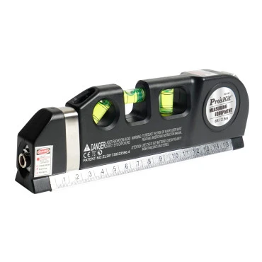 PROSKIT γραμμικό αλφάδι laser PD-161-C με κόκκινη δέσμη και μετροταινία