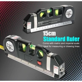 PROSKIT γραμμικό αλφάδι laser PD-161-C με κόκκινη δέσμη και μετροταινία