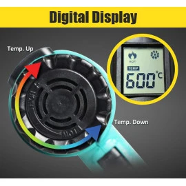 PROSKIT πιστόλι θερμού αέρα SS-626B με οθόνη 1800W 50~600 °C
