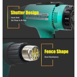 PROSKIT πιστόλι θερμού αέρα SS-626B με οθόνη 1800W 50~600 °C