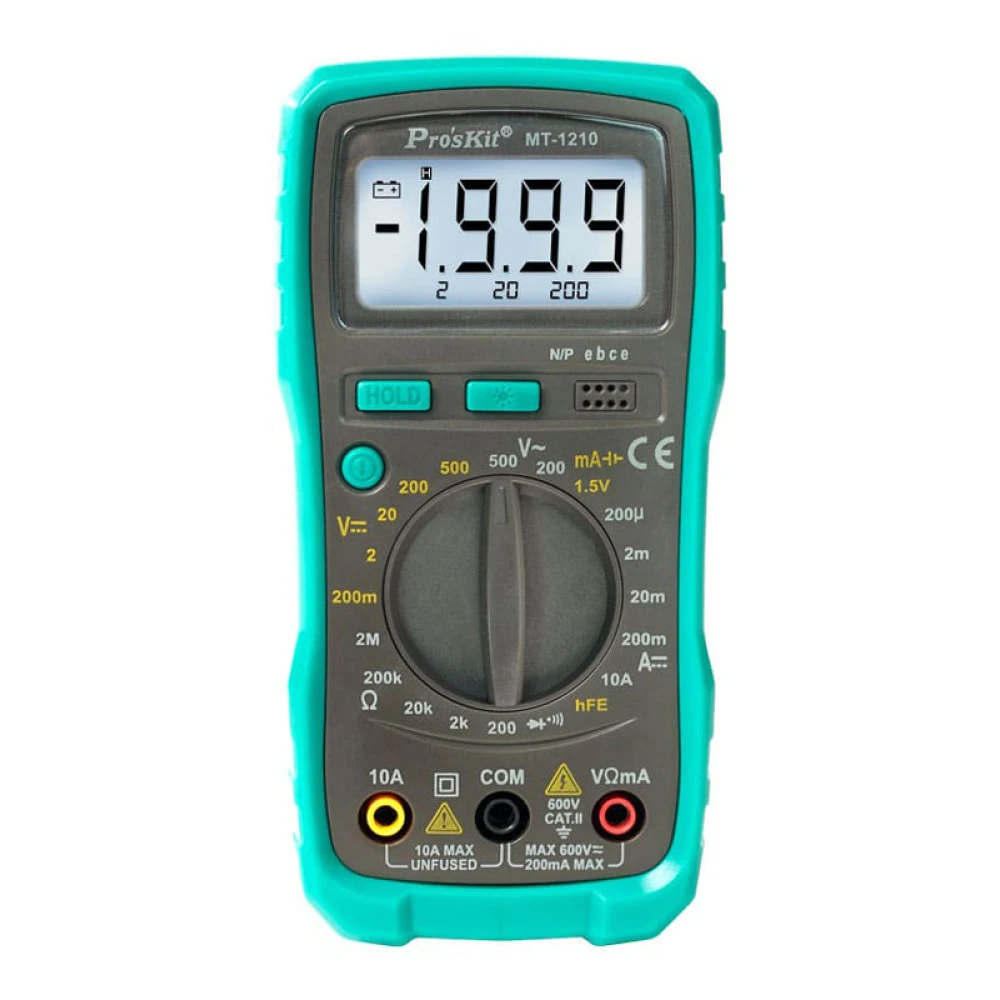 PROSKIT ψηφιακό πολύμετρο MT-1210 μέτρηση AC/DC