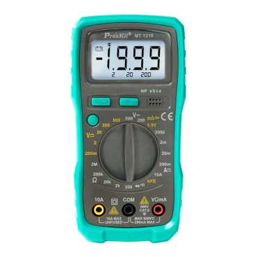 PROSKIT ψηφιακό πολύμετρο MT-1210 μέτρηση AC/DC
