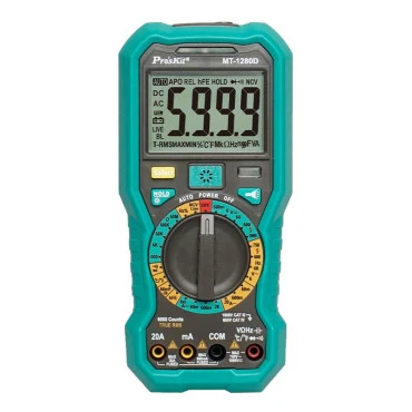 PROSKIT ψηφιακό πολύμετρο MT-1280D 1000V DC NVC True RMS