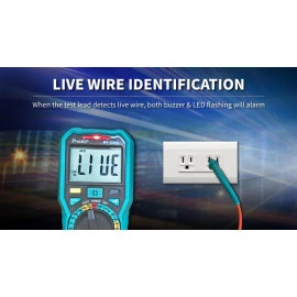 PROSKIT ψηφιακό πολύμετρο MT-1280D 1000V DC NVC True RMS
