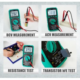 PROSKIT ψηφιακό πολύμετρο MT-1710N μέτρηση AC/DC True RMS NCV
