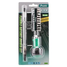 PROSKIT σετ κατσαβίδι καστάνιας 1PK-201 με 10 μύτες 12τμχ