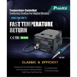 PROSKIT σταθμός συγκόλλησης SS-207B με κολλητήρι 60W 200~480 °C