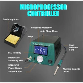 PROSKIT σταθμός συγκόλλησης SS-256B με κολλητήρι, 60W, 200~480 °C