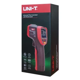 UNI-T θερμόμετρο υπερύθρων UT301DPLUS με διπλό laser -32 έως +600 °C