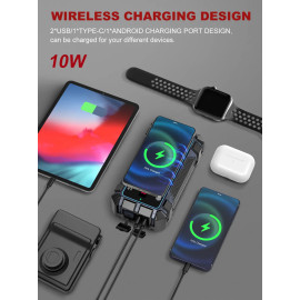 AVAPOW A9 Pro Εκκινητής Μπαταρίας Αυτοκινήτου 12V/2500A με Φακό και Power Bank 16000mAh