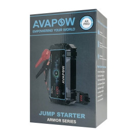 AVAPOW A9 Pro Εκκινητής Μπαταρίας Αυτοκινήτου 12V/2500A με Φακό και Power Bank 16000mAh