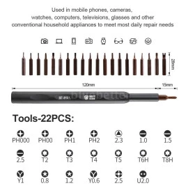 BEST set κατσαβιδιών ακριβείας BST-8930A 22 τεμάχια